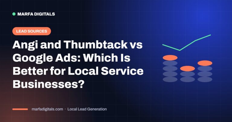 Angi and Thumbtack vs Google Ads for local service businesses