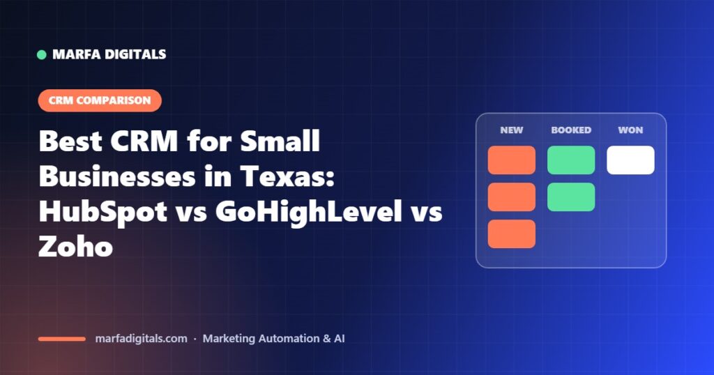 Best CRM for Texas small businesses comparison