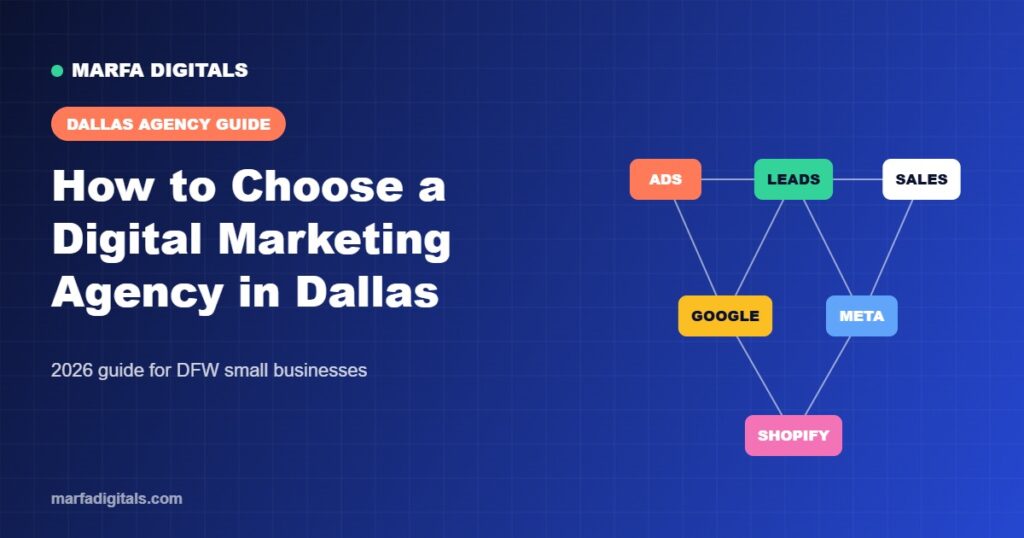 Choosing a digital marketing agency in Dallas, TX