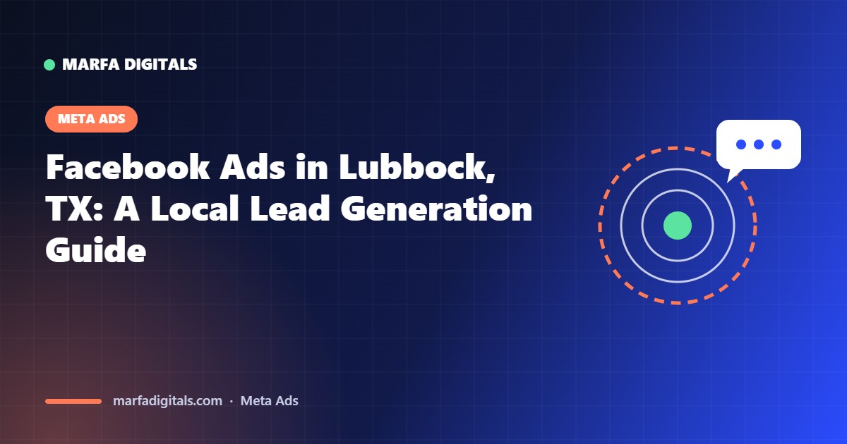 Facebook ads for small businesses in Lubbock, Texas