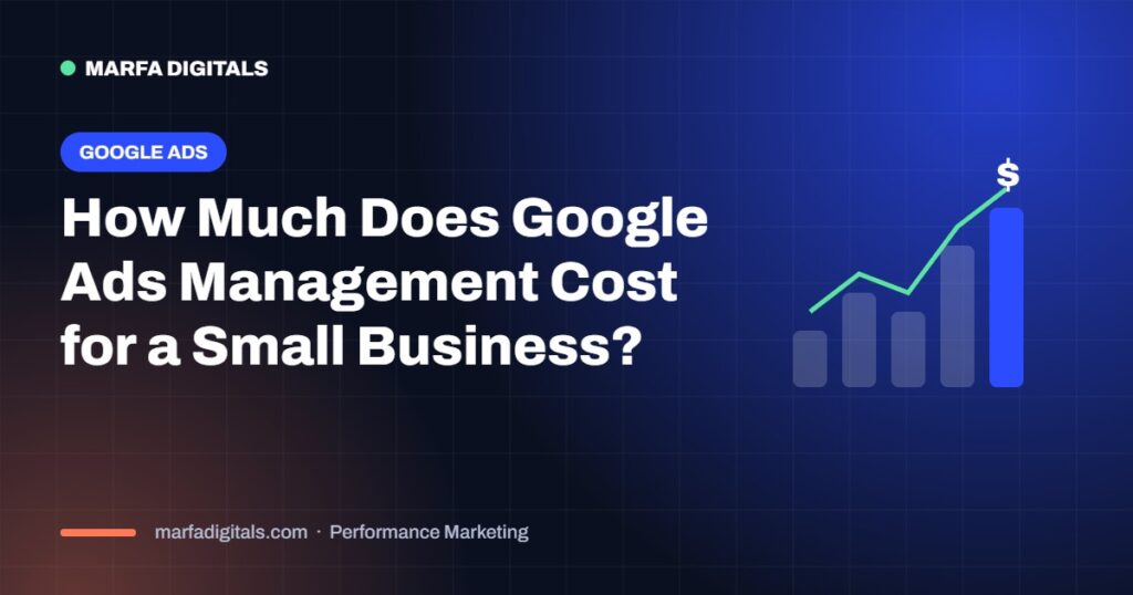 Google Ads management cost for small business featured image