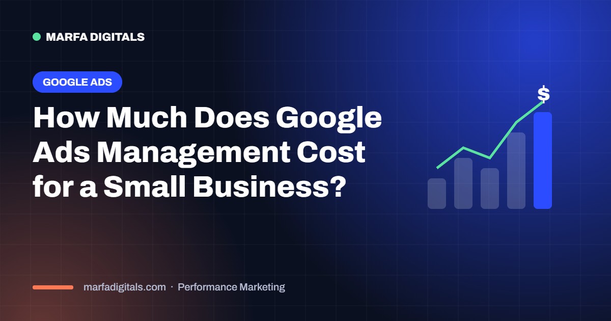 Google Ads management cost for small business featured image