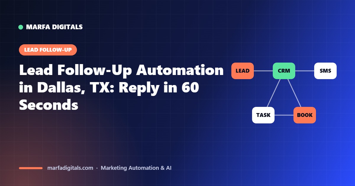 Lead follow-up automation for Dallas small businesses