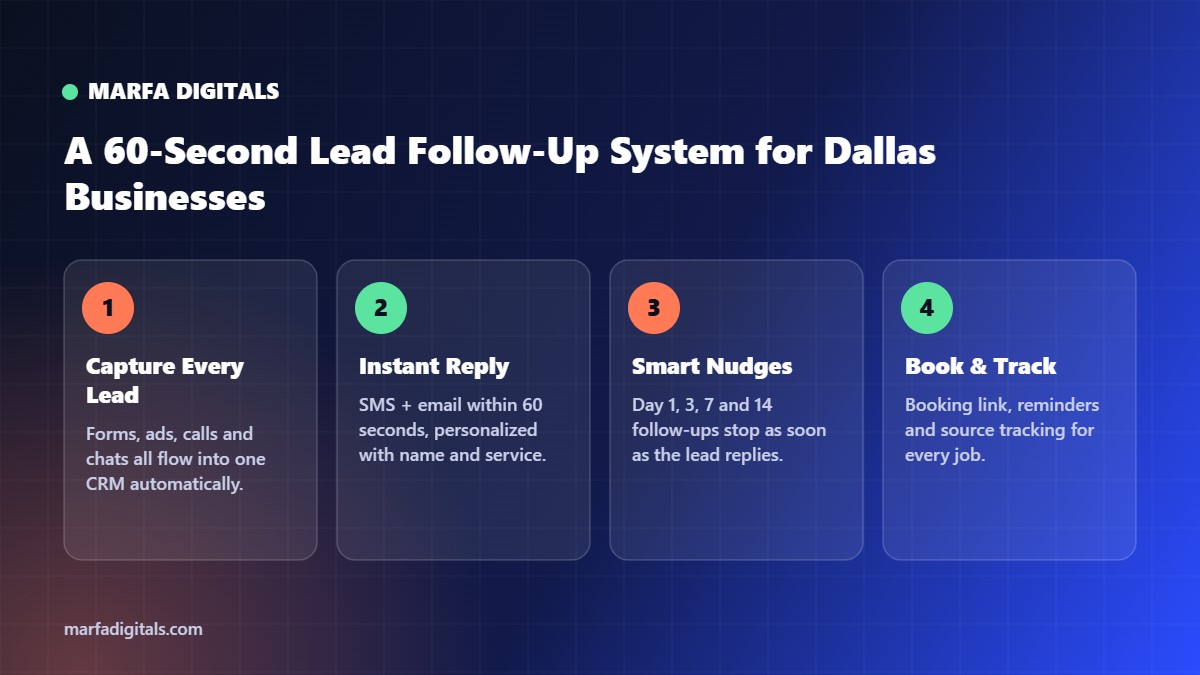 A 60-second lead follow-up system for Dallas small businesses