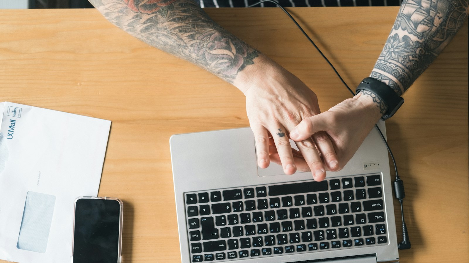 Business owner running a local SEO audit on a laptop