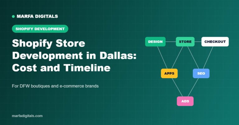 Shopify store development in Dallas, TX